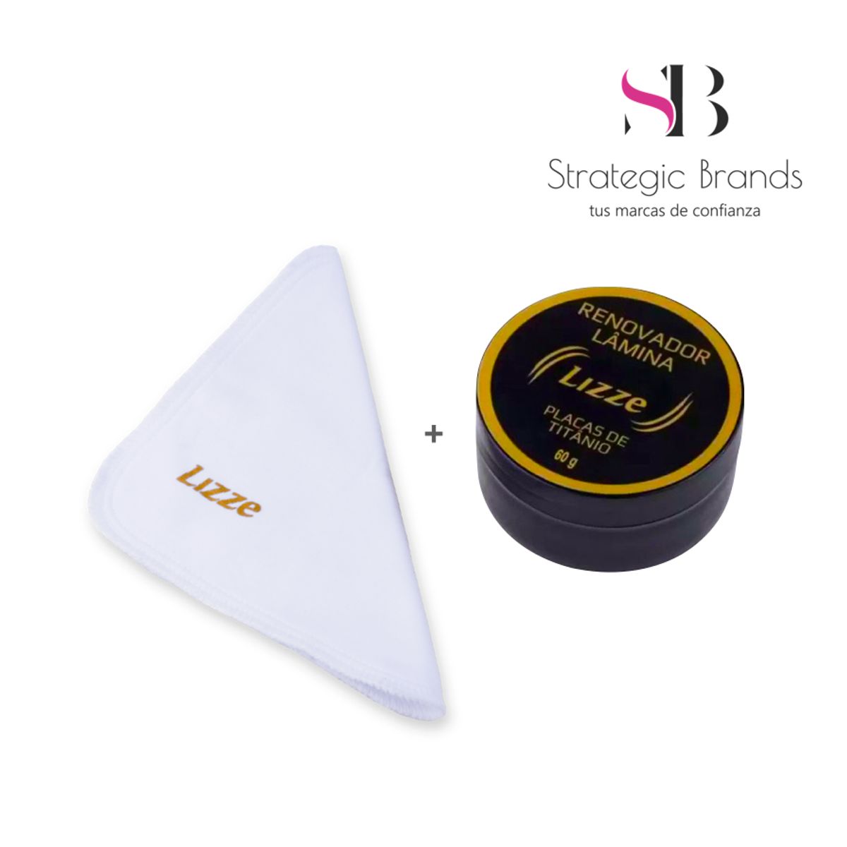 LIZZE - Lizze Kit de Pulido Renovador para Planchas de Cabello Alisadoras