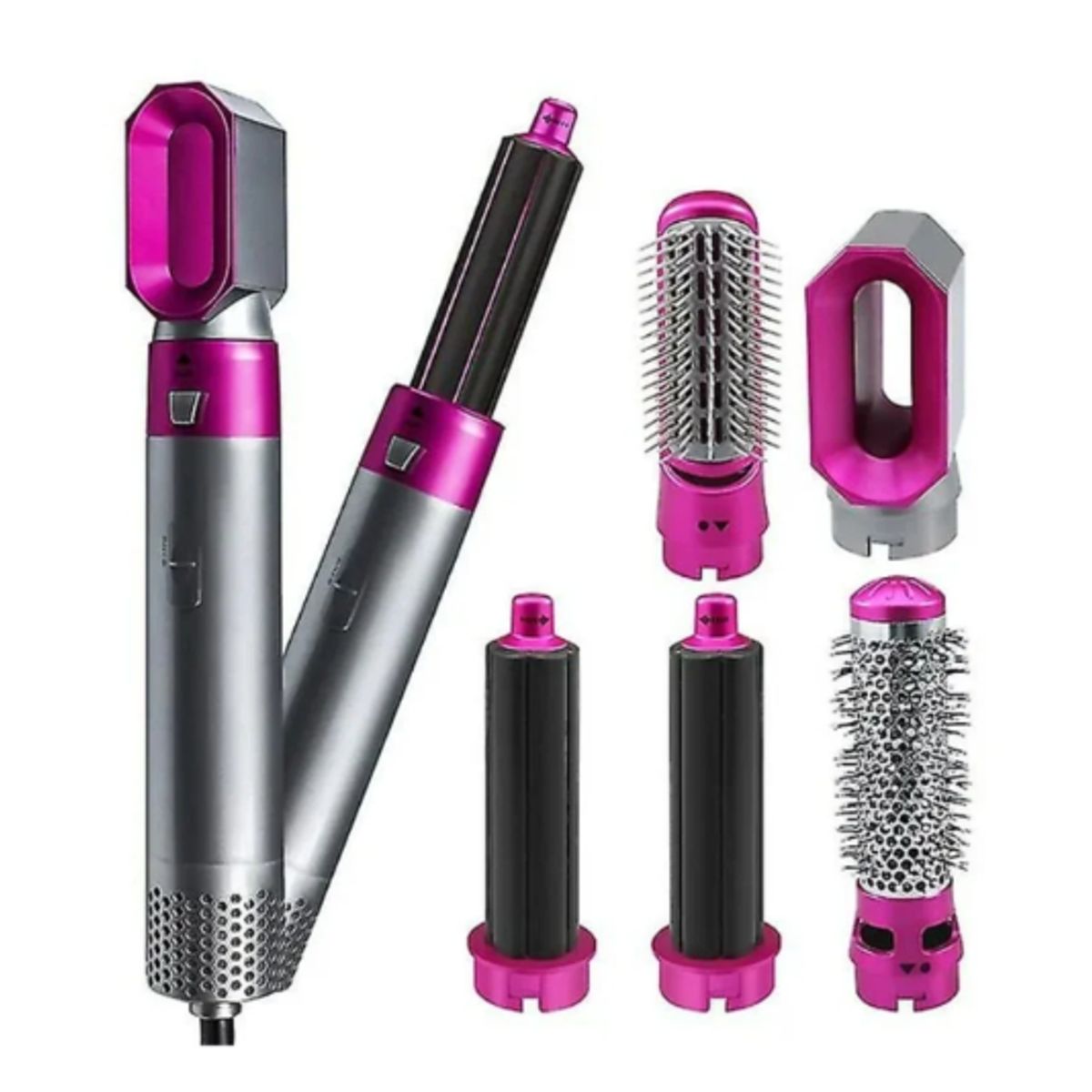 GENERICO - Cepillo 5 en 1 Multifuncional para múltiples tipos de cabello