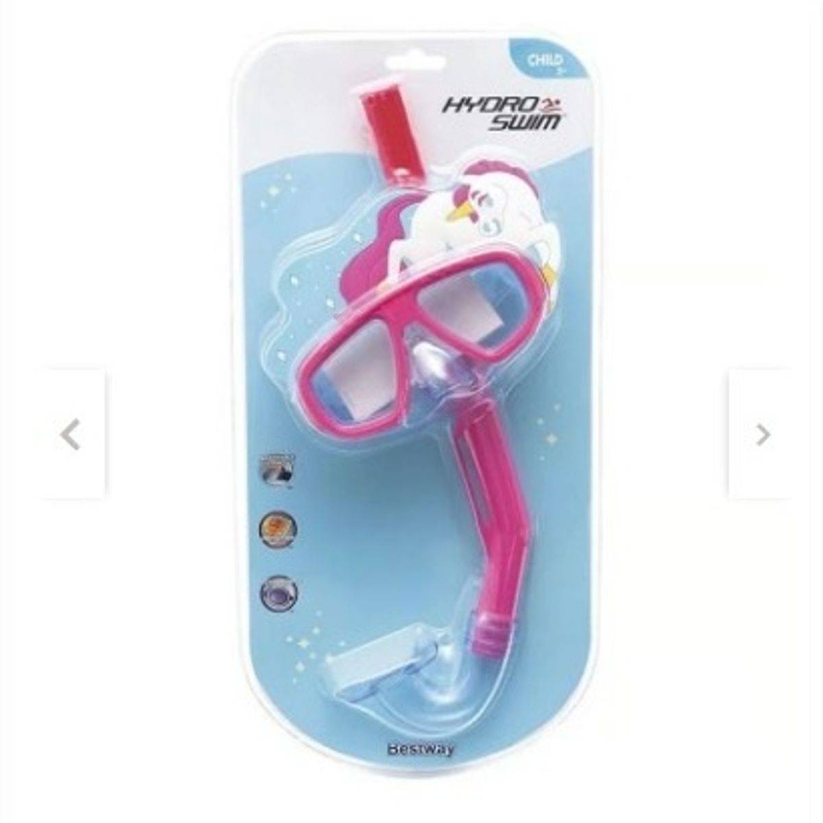 BESTWAY - Snorkel Unicornio para Niñas BESTWAY Fucsia Verano