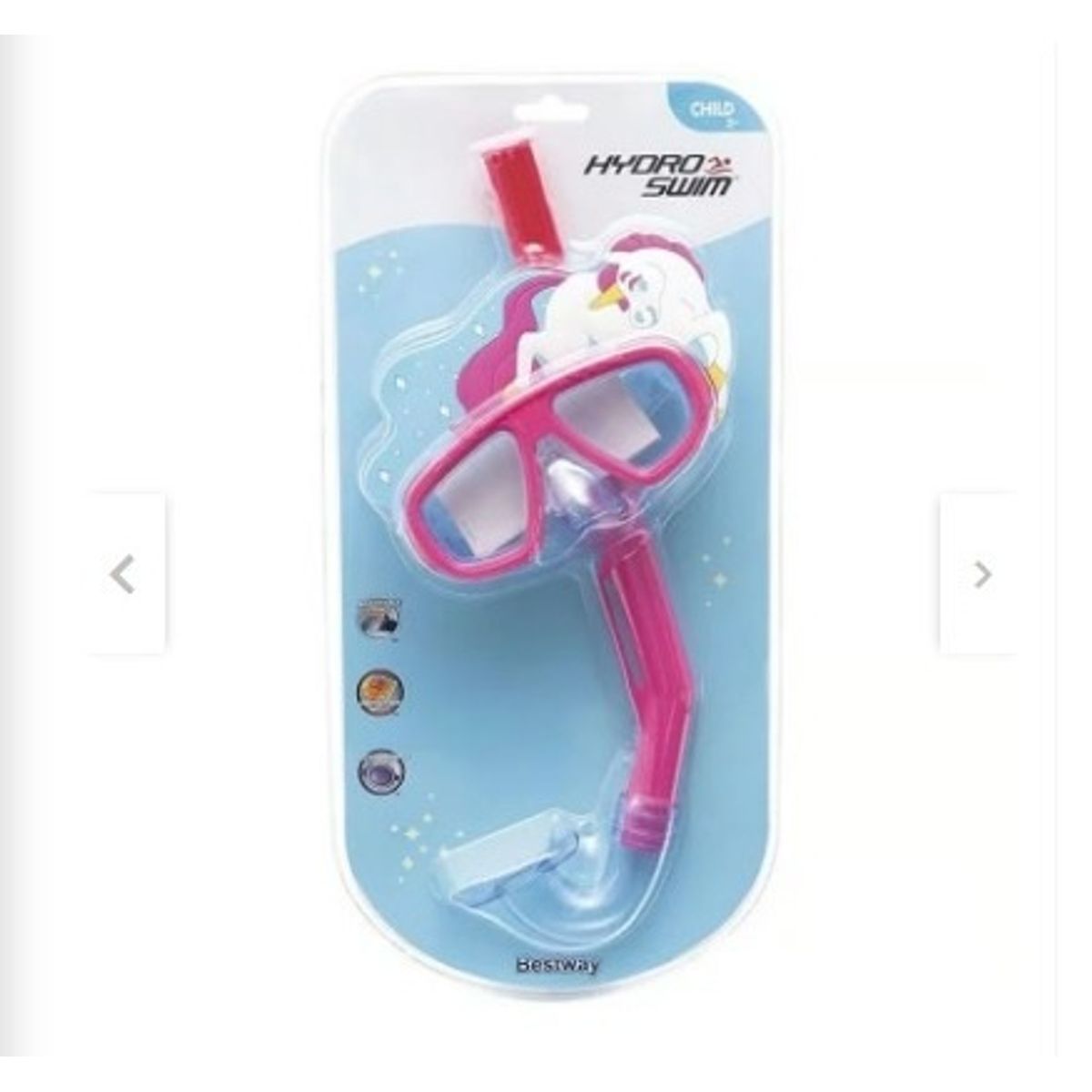 BESTWAY - Snorkel Unicornio para Niñas BESTWAY Fucsia Verano