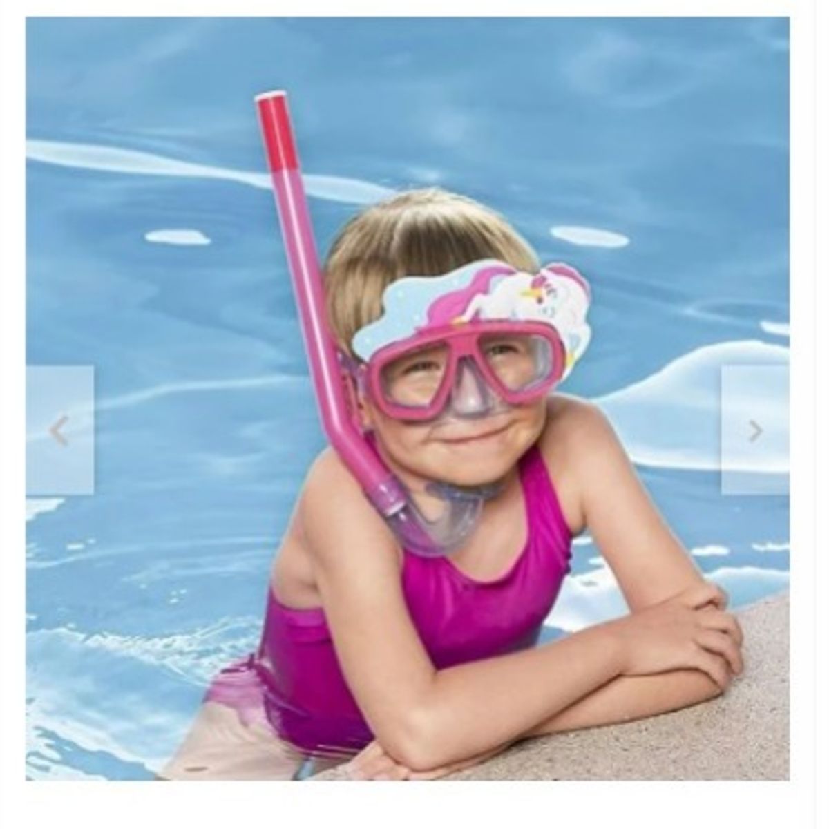 BESTWAY - Snorkel Unicornio para Niñas BESTWAY Fucsia Verano
