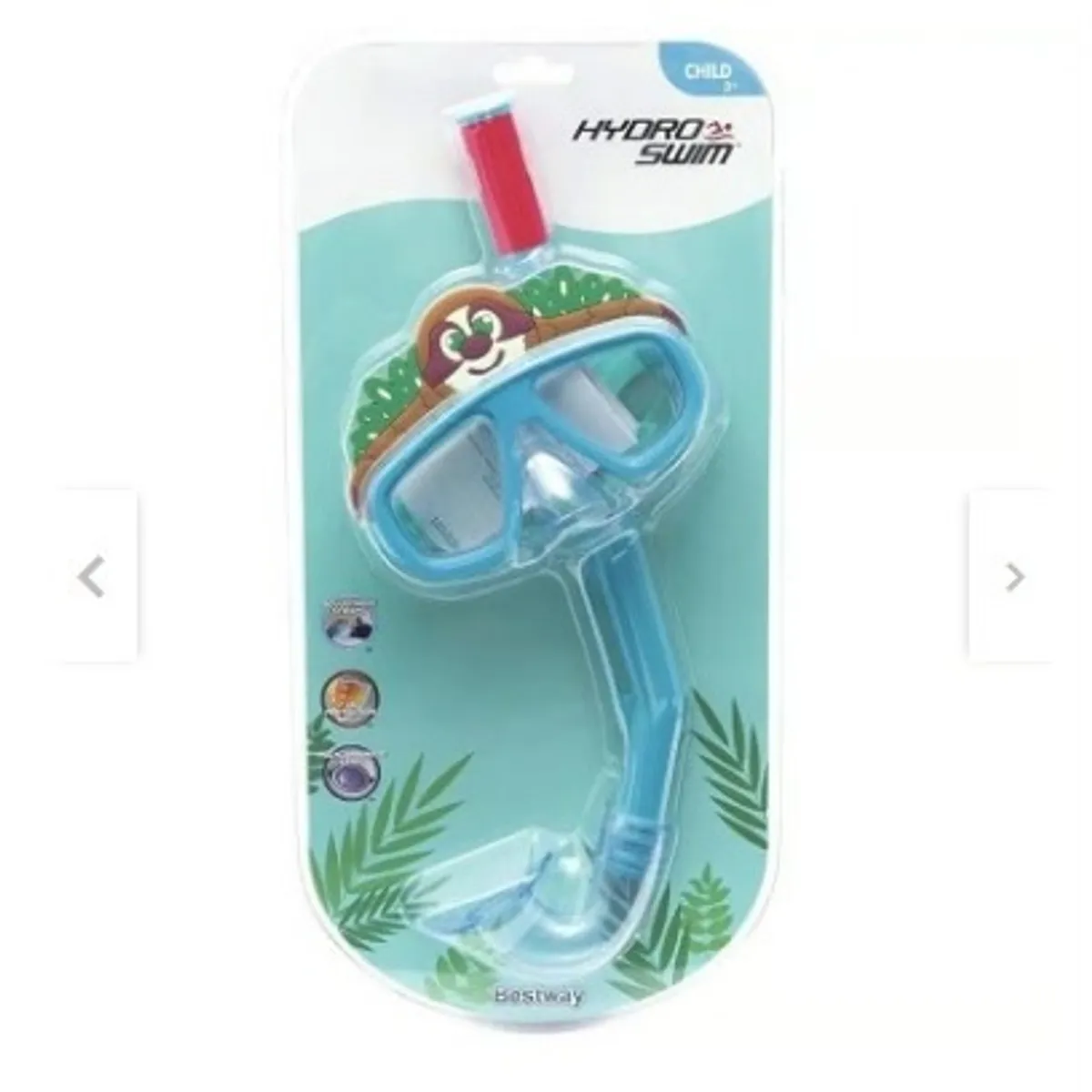 BESTWAY - Snorkel Oso Perezoso para Niños BESTWAY Celeste Verano