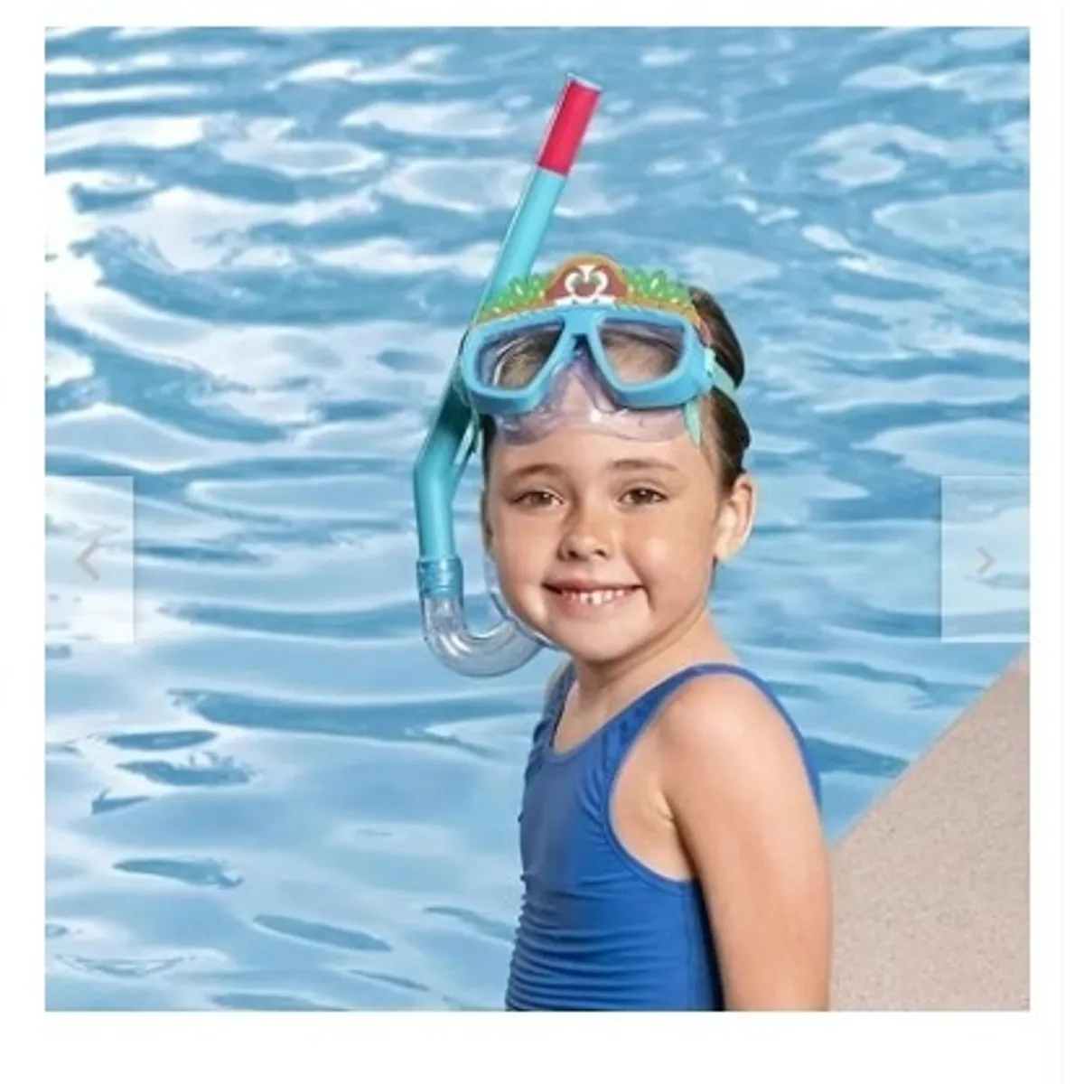 BESTWAY - Snorkel Oso Perezoso para Niños BESTWAY Celeste Verano