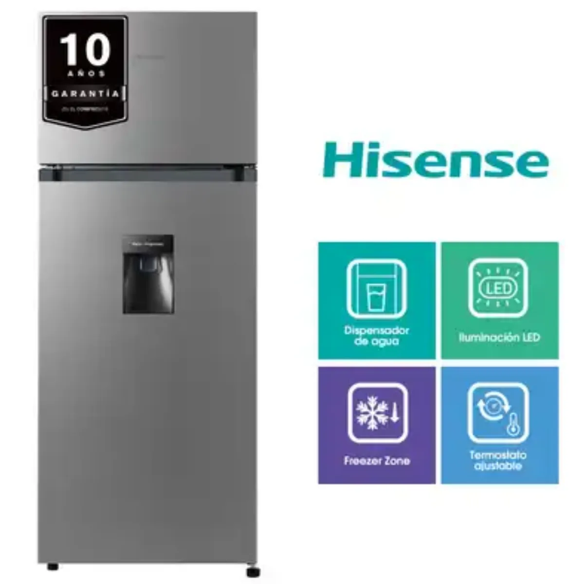 HISENSE - Refrigeradora 205L Top mount Frost RD267H Hisense
