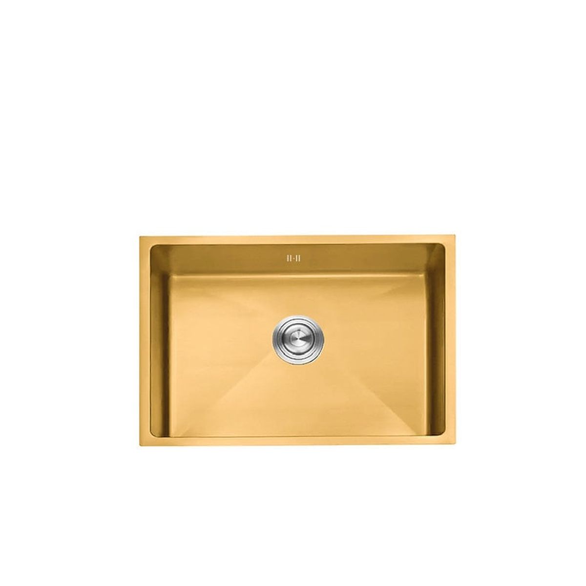 XM - Lavadero de Cocina en Acero Inoxidable Nano Dorado 46x76x23cm