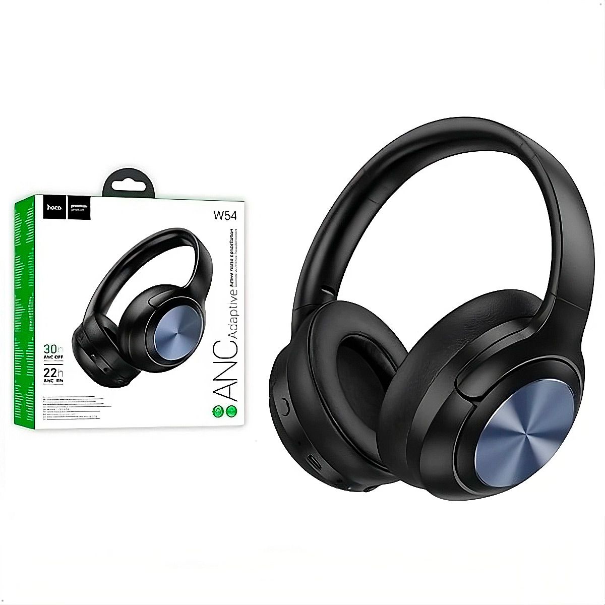 HOCO - Auriculares Bluetooth y Reducción Activa de Ruido Hoco W54