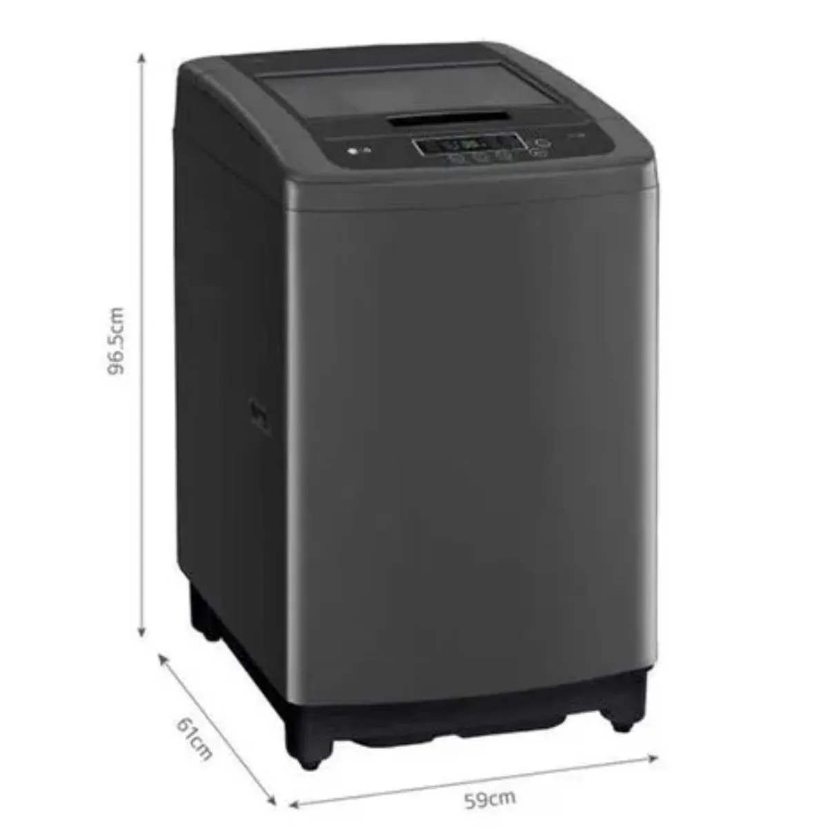 LG - Lavadora LG 13 Kg Carga Superior WT13BPBK Negro claro