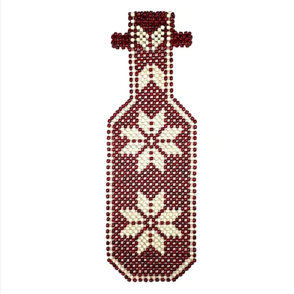 GENERICO - Respaldar De Asiento Antitranspirante Bolita Hilo Reforzado Guinda