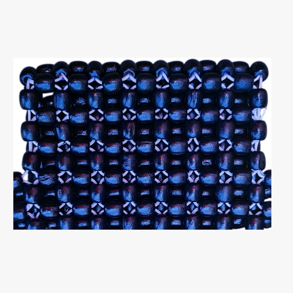 GENERICO - Respaldar De Asiento Antitranspirante Bolita Hilo Reforzado Azul