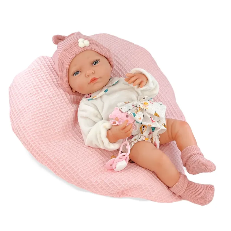 MUÑECAS REBORN - Muñeca Recién Nacida Berjuan Nataly Tipo Reborn 43 cm