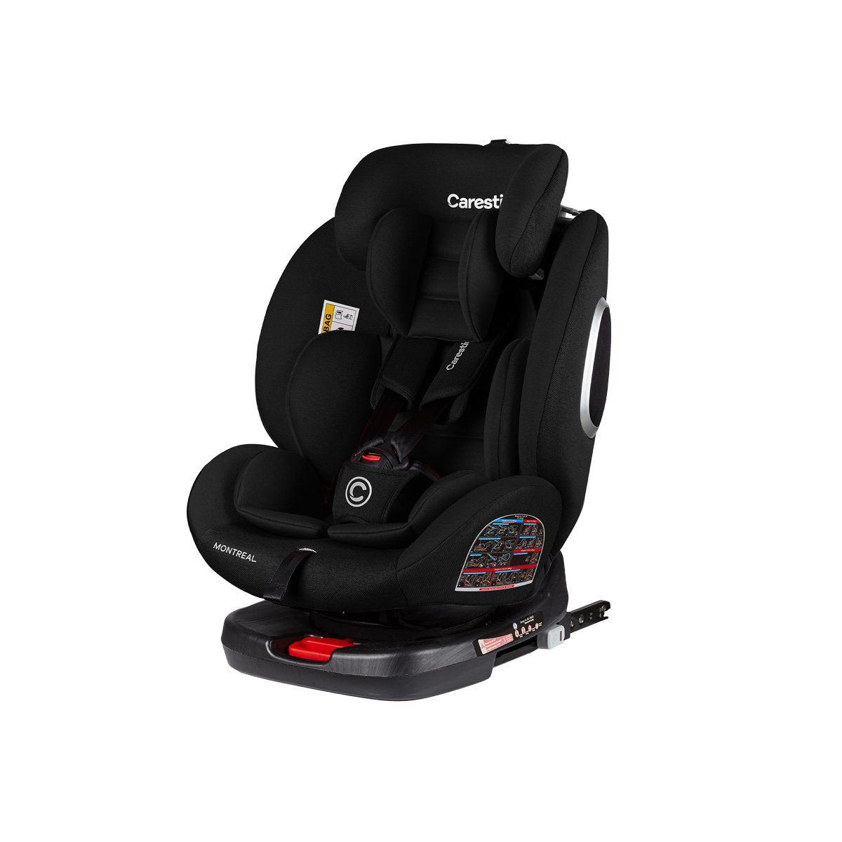 CARESTINO - Silla de auto Montreal Negro