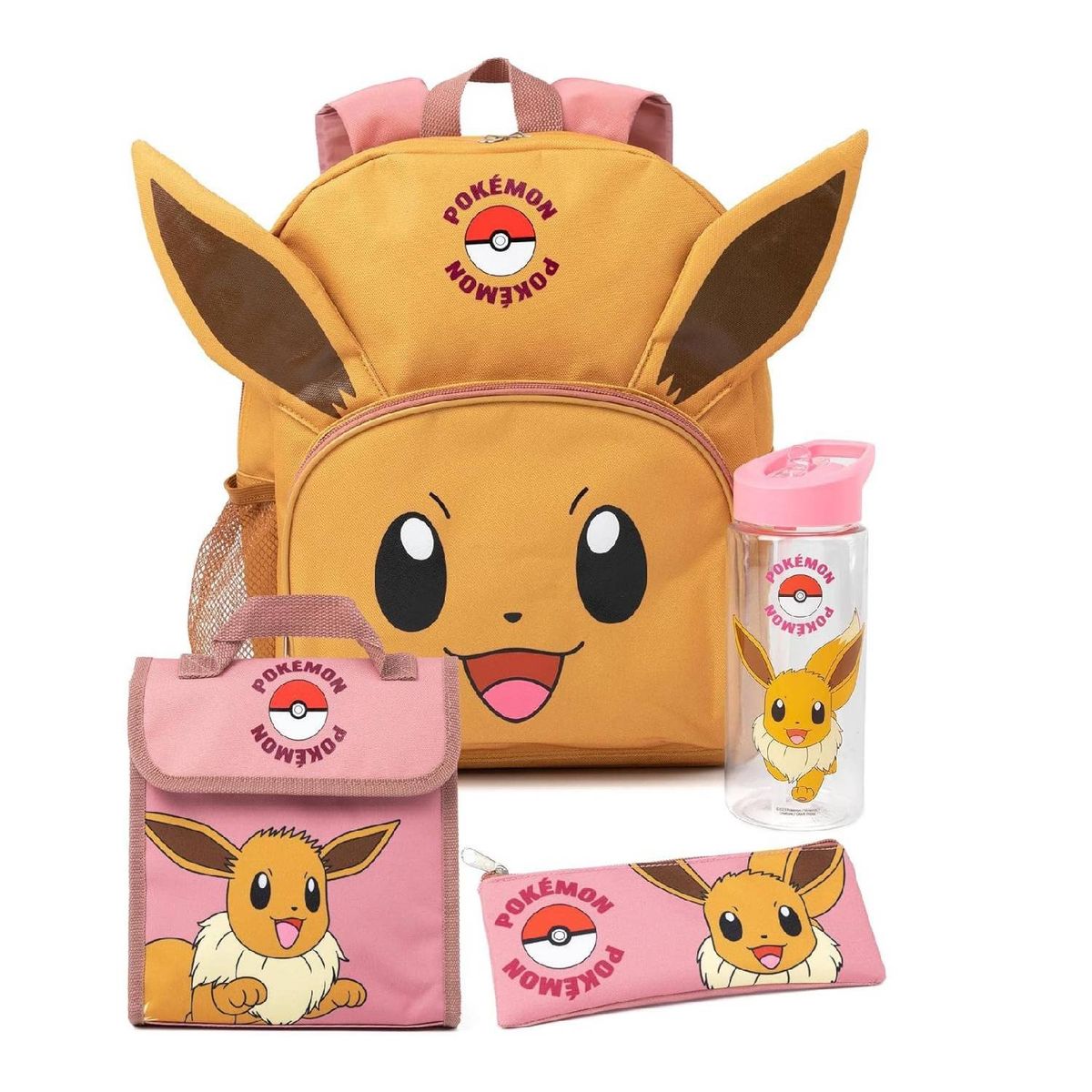 POKEMON - Pokemon Mochila Eevee Set Completo Con Tomatodo