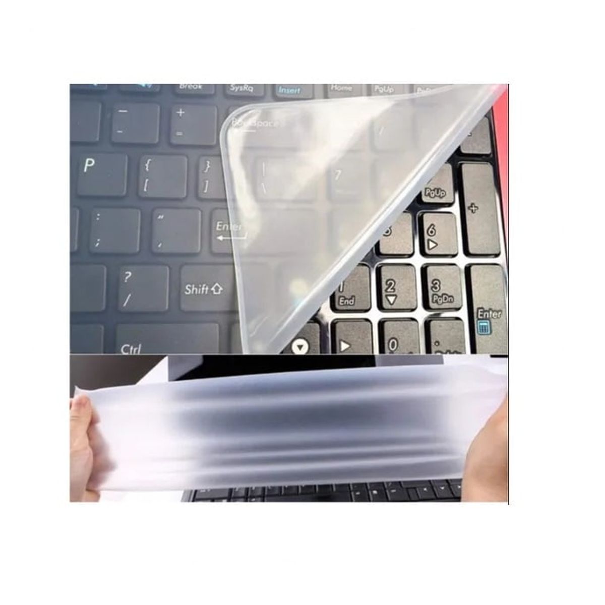 GENERICO - Funda Silicona Protectora Universal para Teclado de Laptop de 14