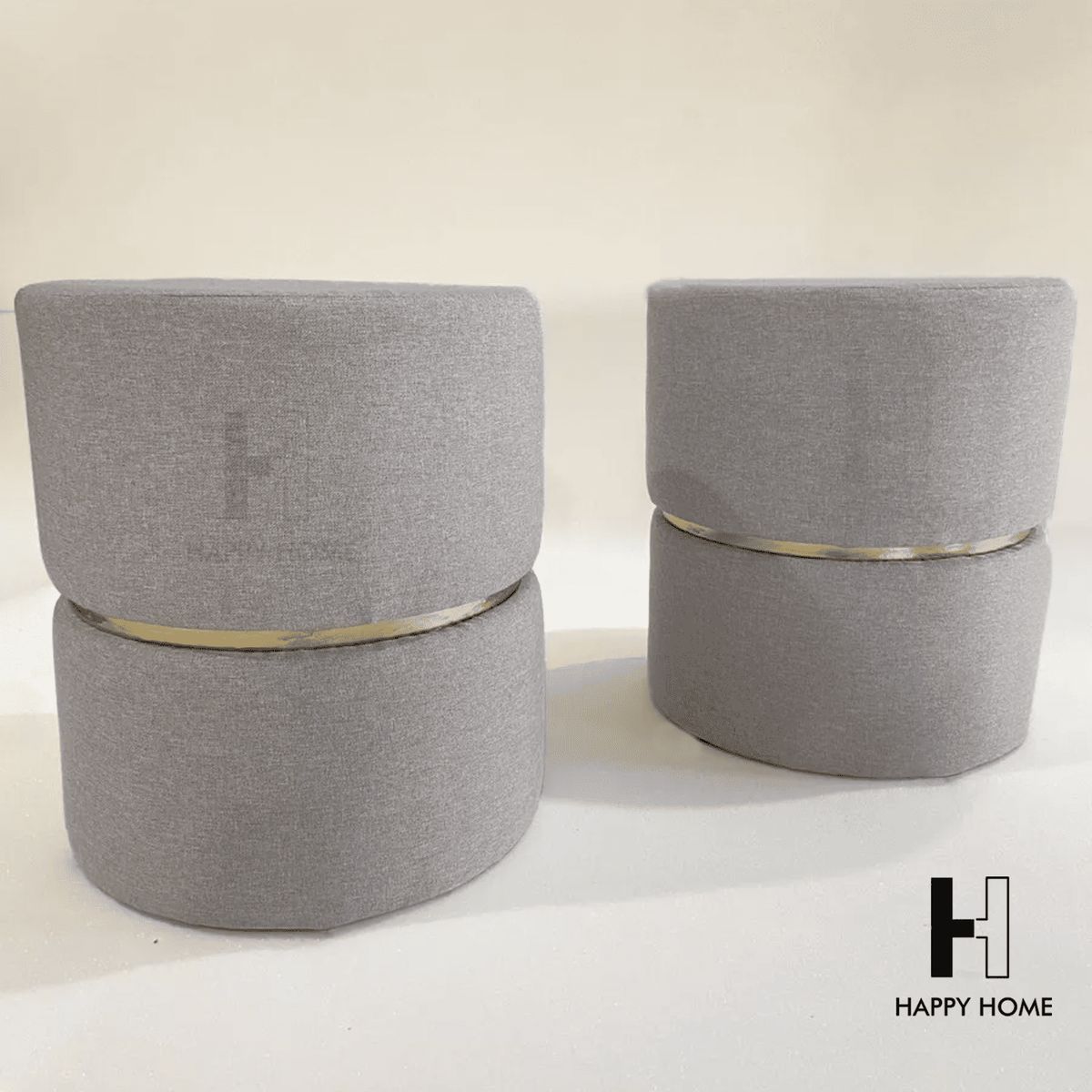 GENERICO - PUFF MARGOT GRIS GOLD