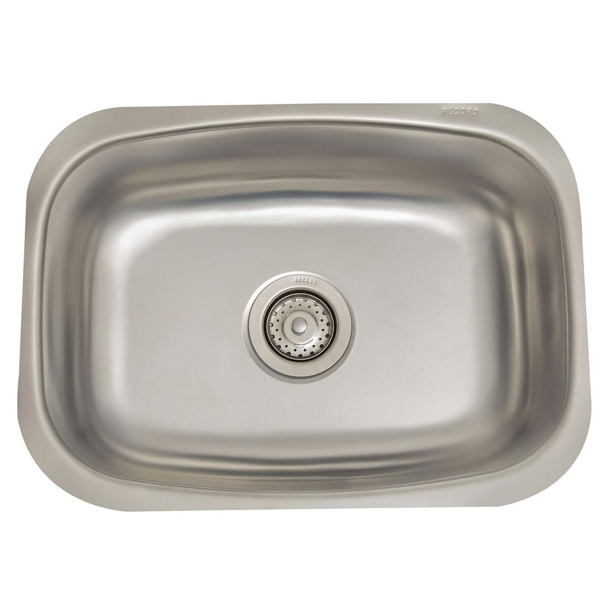 RECORD - Lavadero de Cocina en Acero Inoxidable Satinado 50x36x15cm