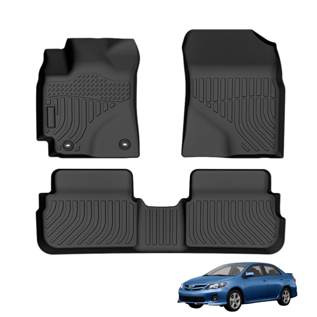 GENERICO - PROTECTOR CUBRE PISO 5D TOYOTA COROLLA 2008-2013