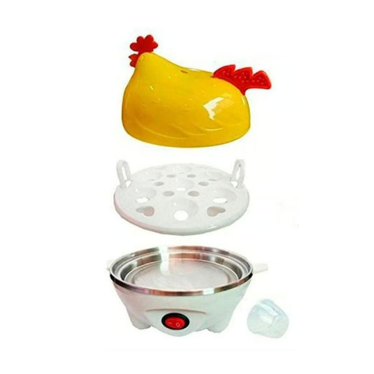 GENERICO - Gallina Hervidor de Huevos Eléctrico Super Prac