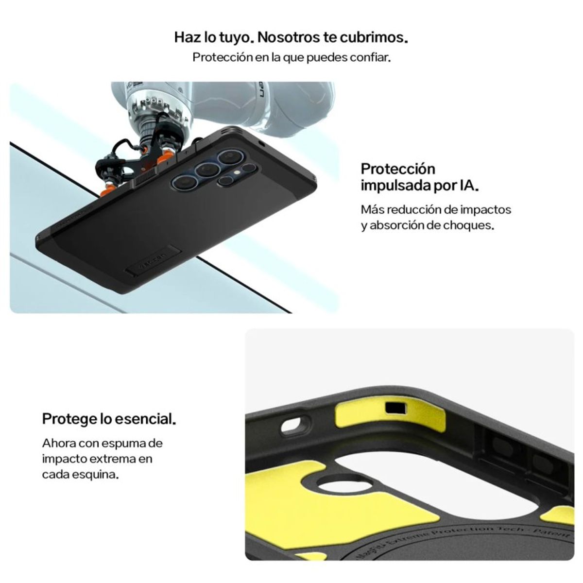 SPIGEN - Case Spigen Galaxy S25 MagFit Elegante Resistente Negro De USA