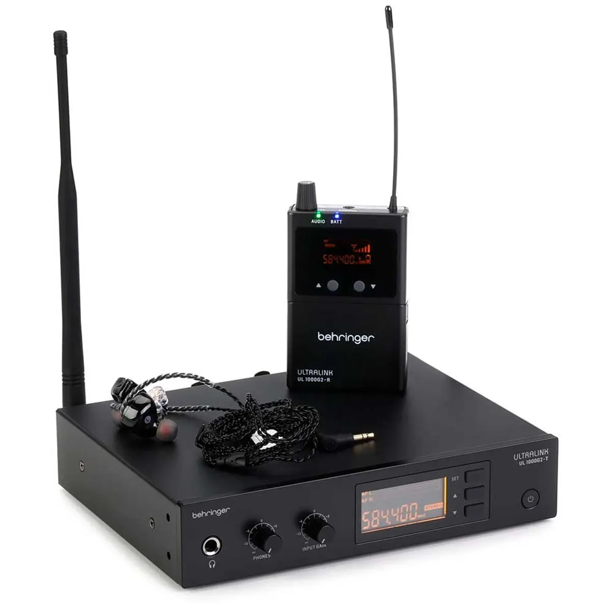 BEHRINGER - Sistema Monitoreo Inalámbrico UHF Behringer UL 1000G2