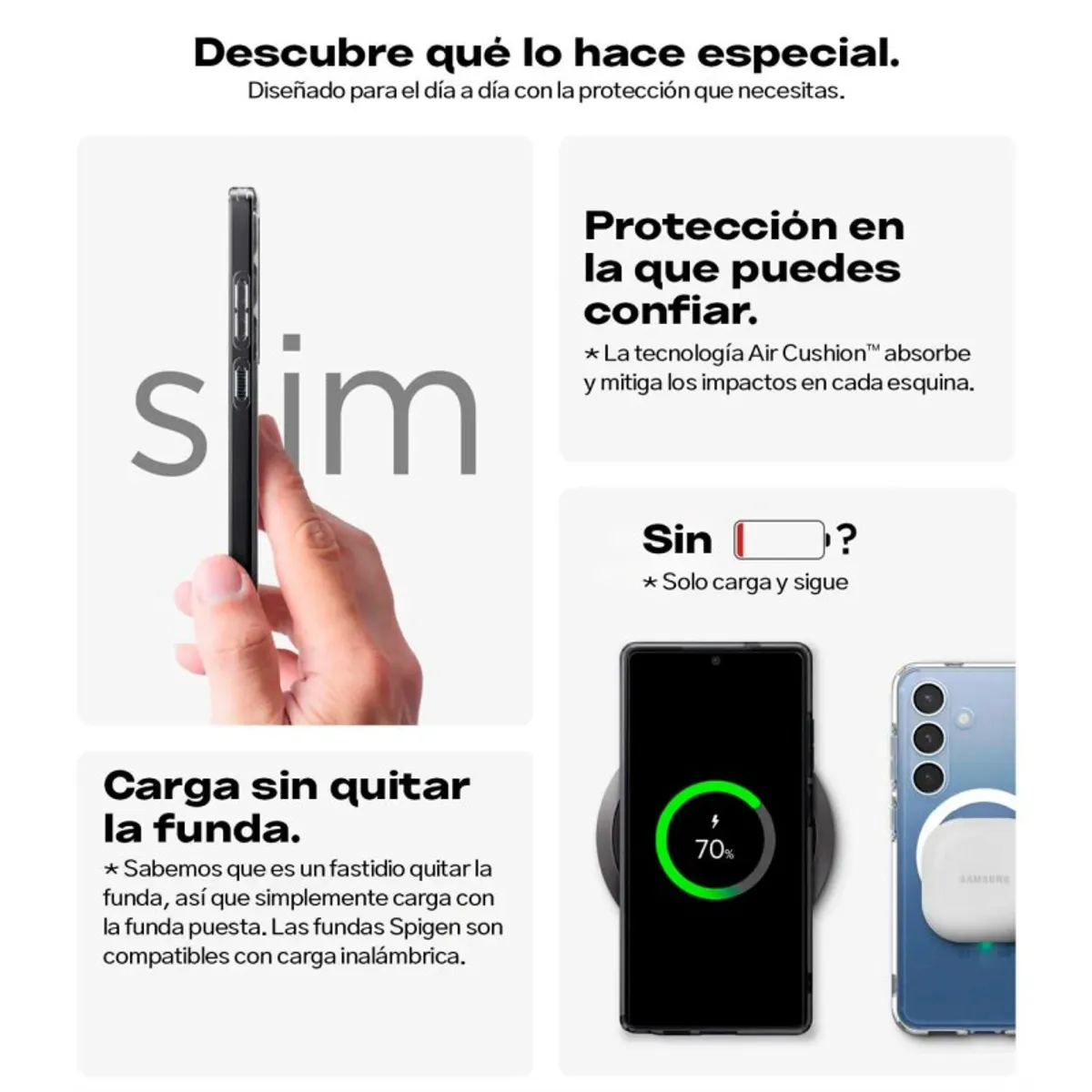 SPIGEN - Case Galaxy S25 Ultra MagSafe Antiamarilleo Resistente De Usa