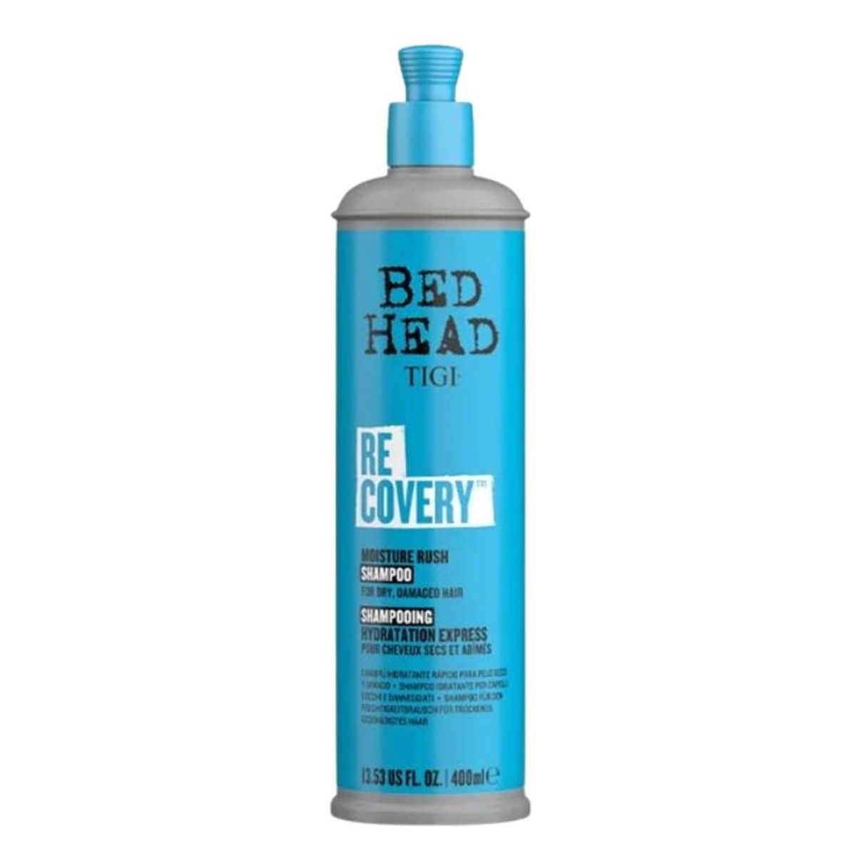 BED HEAD DE TIGI - Recovery Shampoo 400ml - Para Cabellos Secos y Dañados