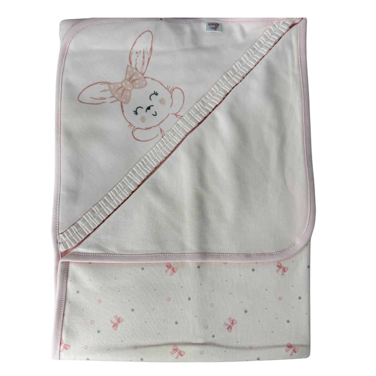 GENERICO - Manta de algodon con jacquard Rosado