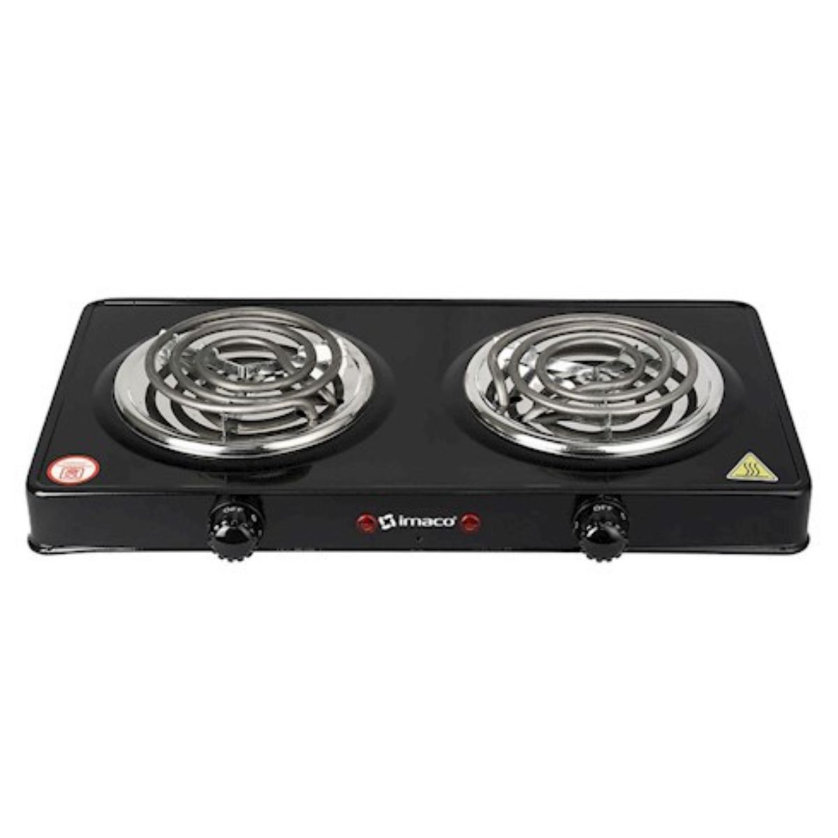 IMACO - Cocina Eléctrica Imaco HP1400 2 Hornillas 2000 W