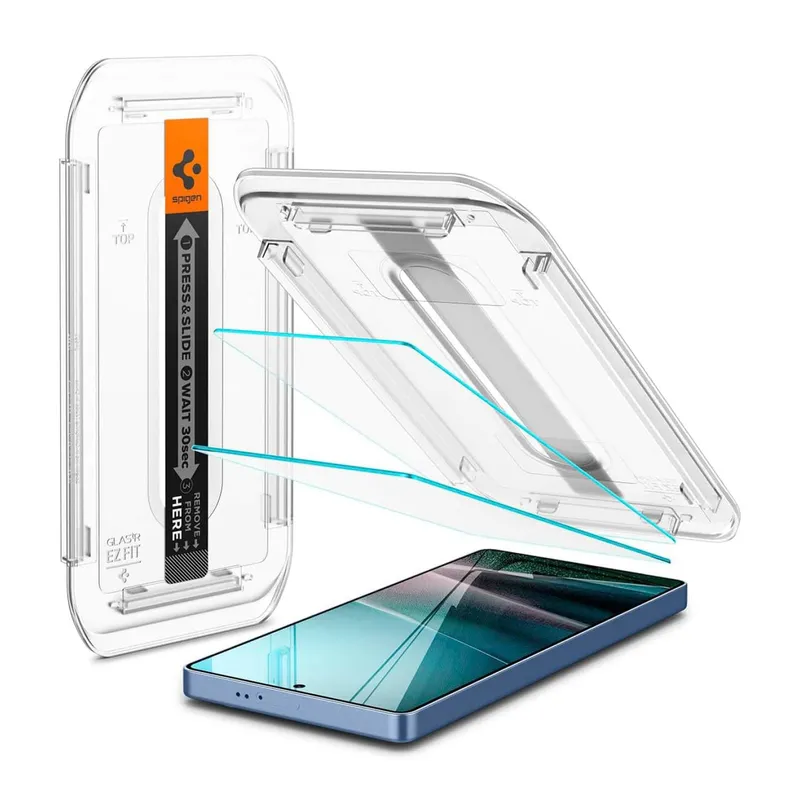 SPIGEN - Protector Pantalla Spigen Galaxy S25 Ultra Vidrio Templado 9H 2 UND