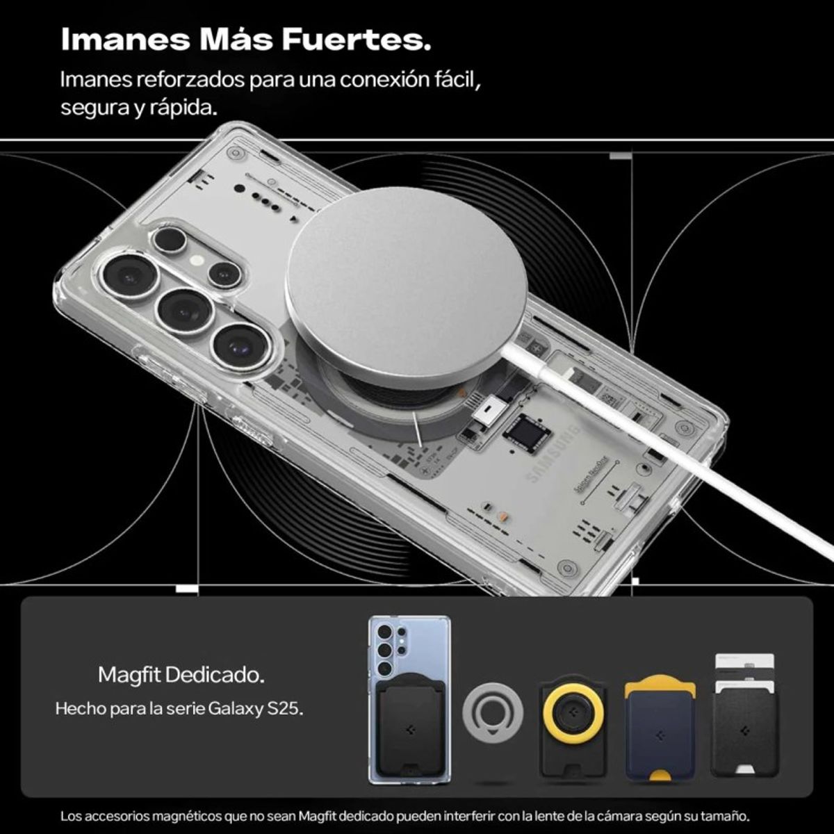 SPIGEN - Case Galaxy S25 Ultra Spigen MagSafe Tech Ultra Resistente De USA