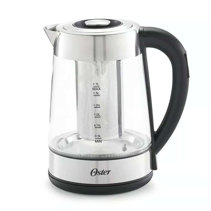 OSTER - Hervidor eléctrico de vidrio OSTER con infusor BVSTKT8990-053