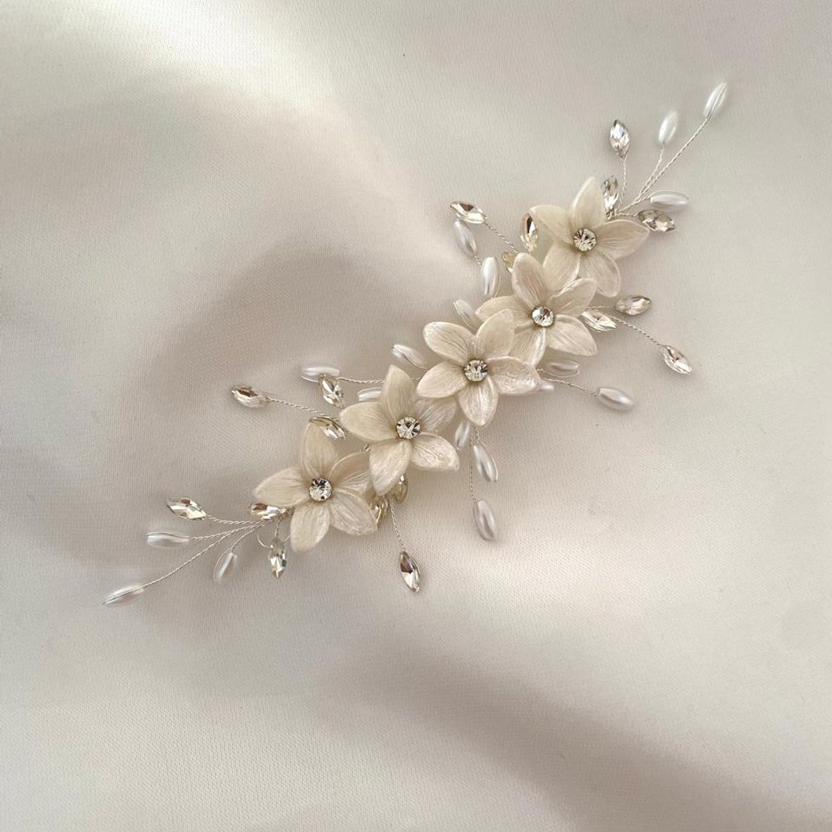 GENERICO - TOCADO TIARA ACCESORIO PARA NOVIA