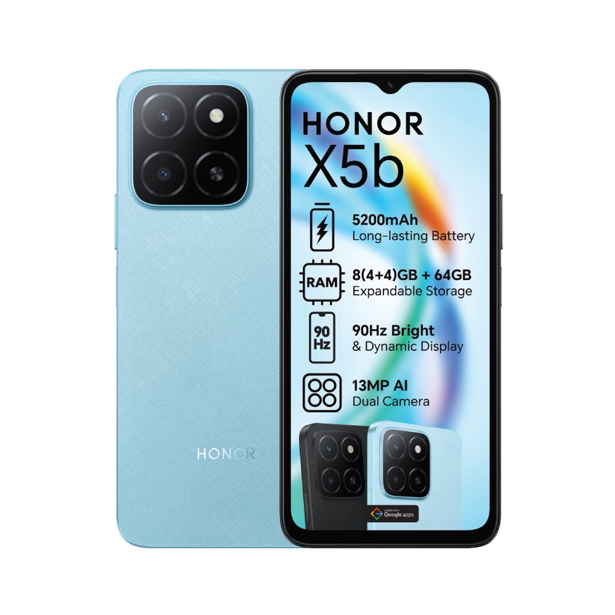 HONOR - Honor X5B  4GB 128GB 50MP - AZUL