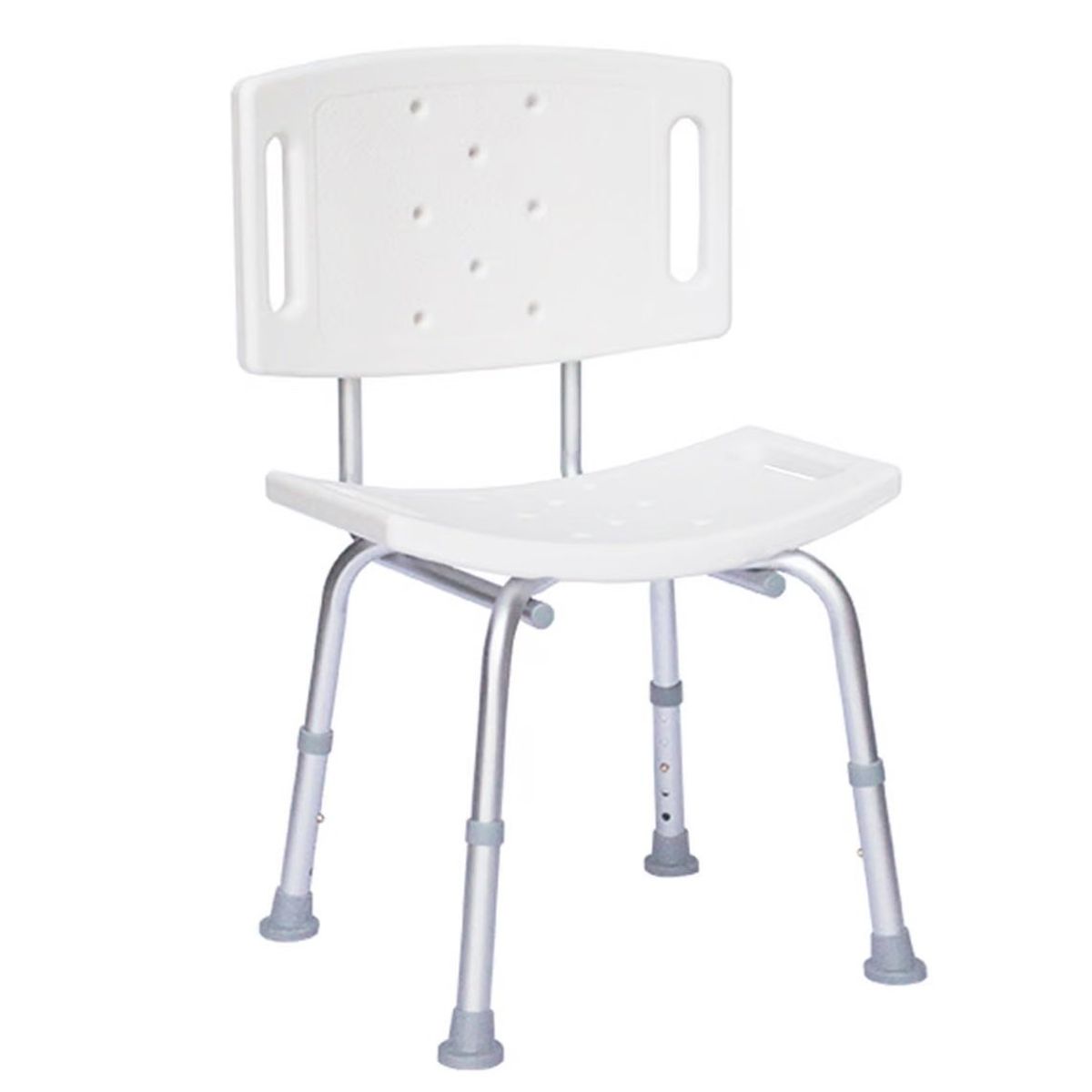 GENERICO - Silla para ducha con respaldar 2 en 1