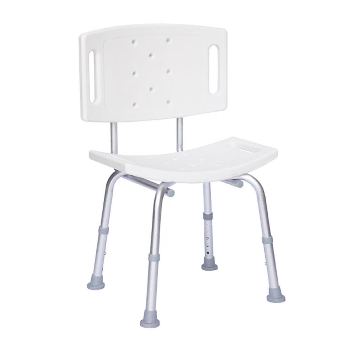 GENERICO - Silla para ducha con respaldar 2 en 1