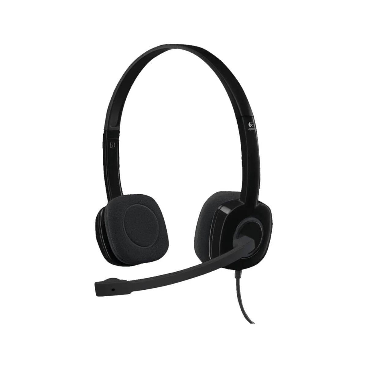 LOGITECH - AUDÍFONOS CON MICRÓFONO LOGITECH H151 STEREO CON CABLE 3 5MM JACK NEGRO