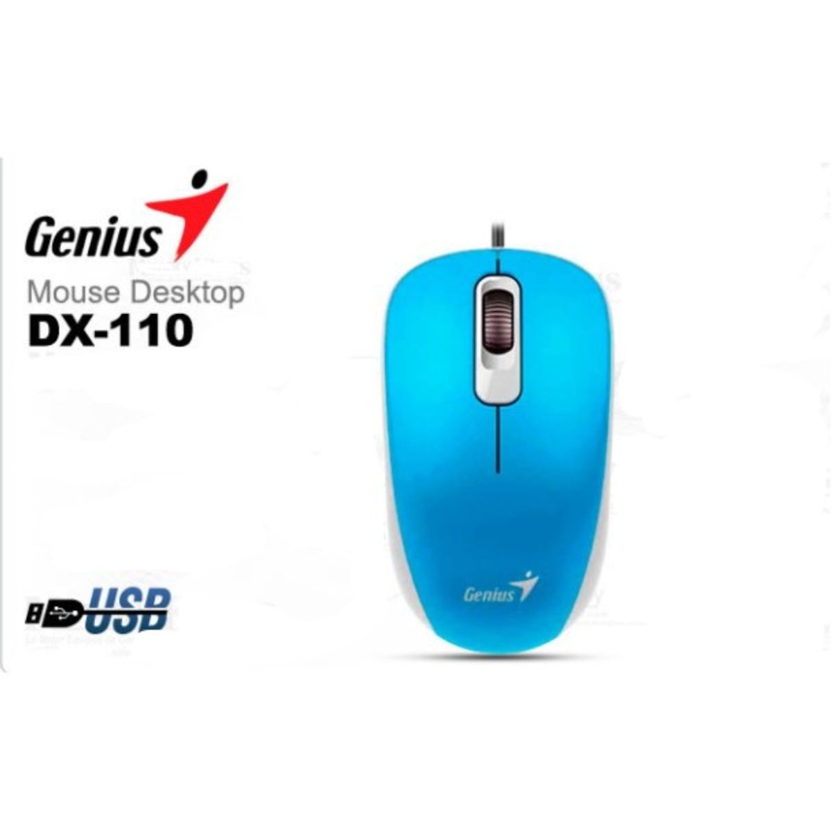 GENIUS - Mouse Genius Dx-110 Celeste