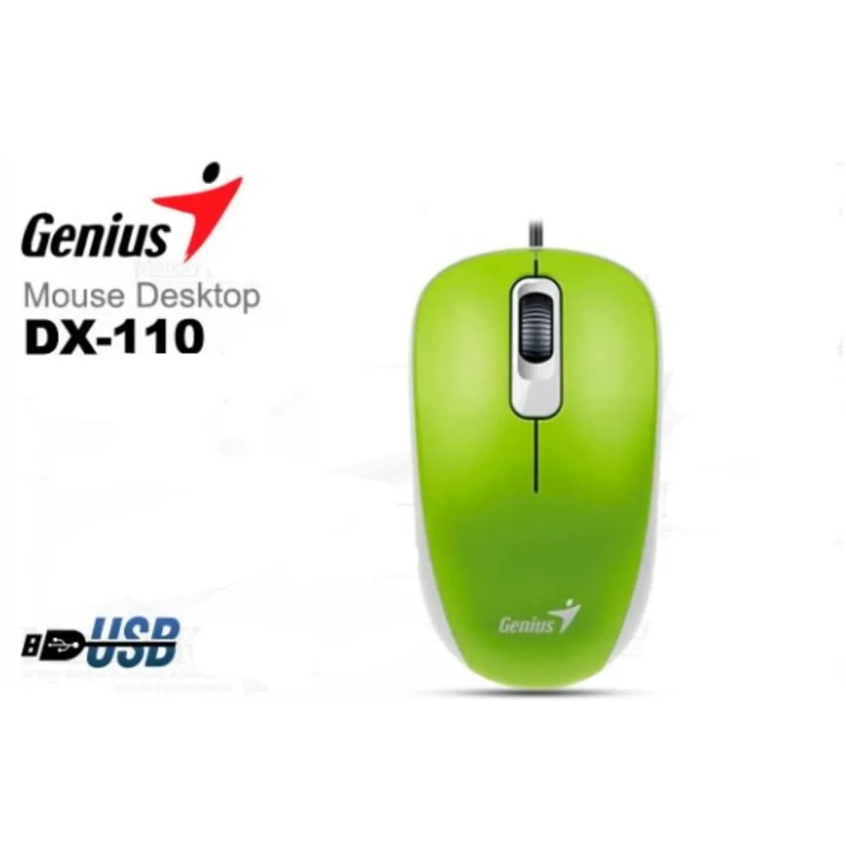 GENIUS - Mouse Genius Dx-110 Verde