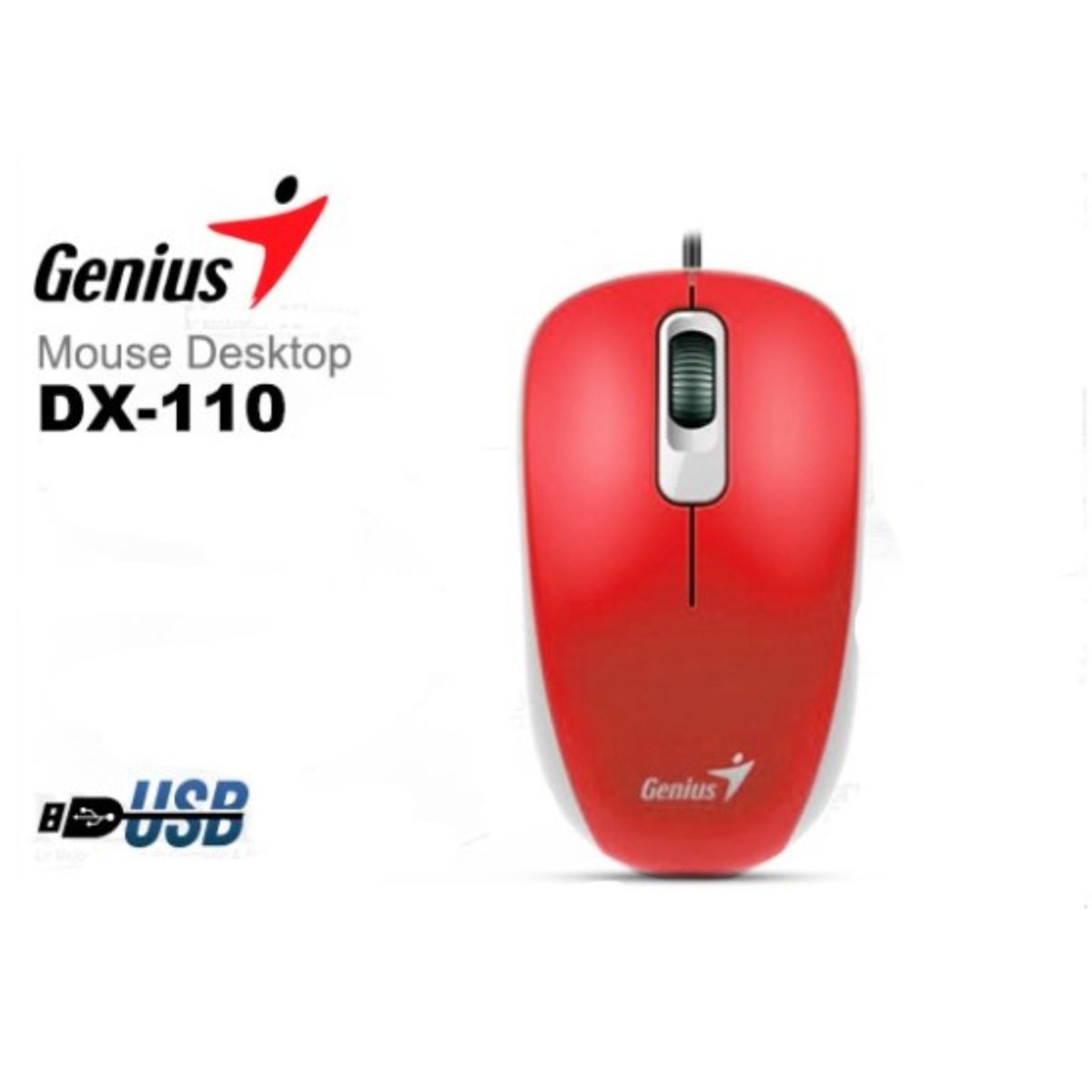 GENIUS - Mouse Genius Dx-110 Rojo