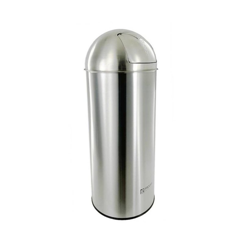 FACUSA - PAPELERA 50LT INOX PUSH D365X73CM