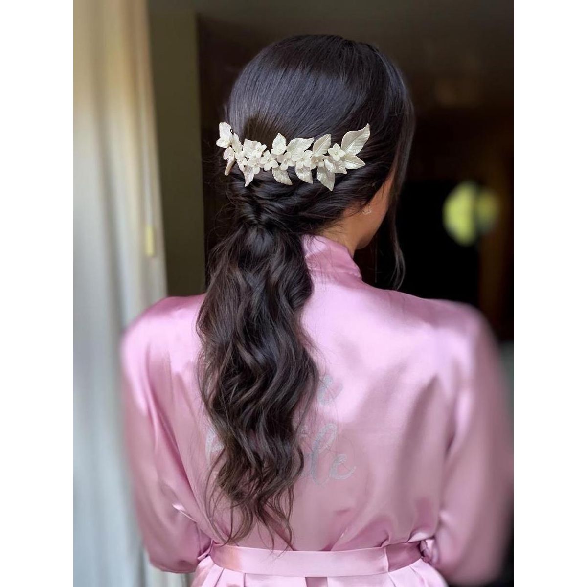 GENERICO - TOCADO TIARA ACCESORIO PARA NOVIA