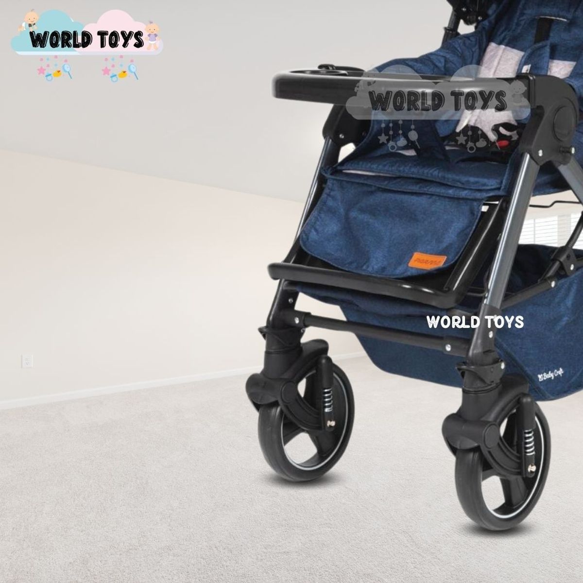 BABY - Coche Cuna de Lujo «BABY PARMAX»  Blue