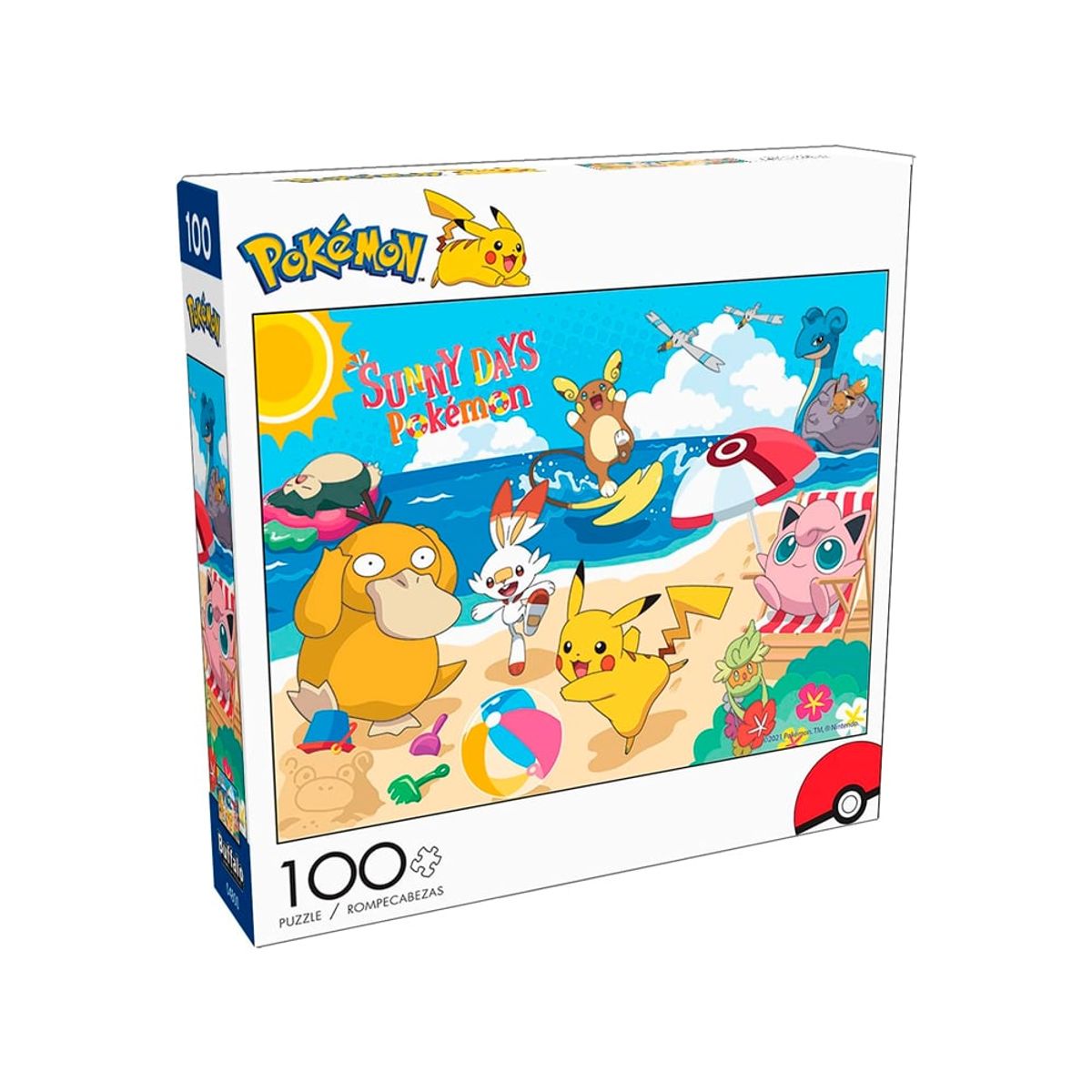 POKEMON - Pokemon Rompecabeza Playa Pikachu 100 Piezas