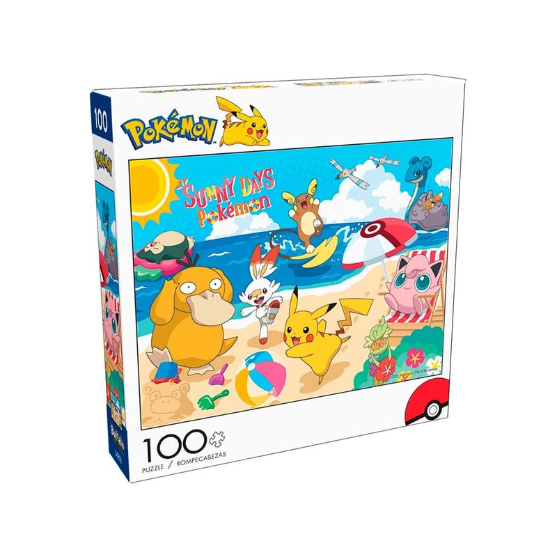 POKEMON - Pokemon Rompecabeza Playa Pikachu 100 Piezas