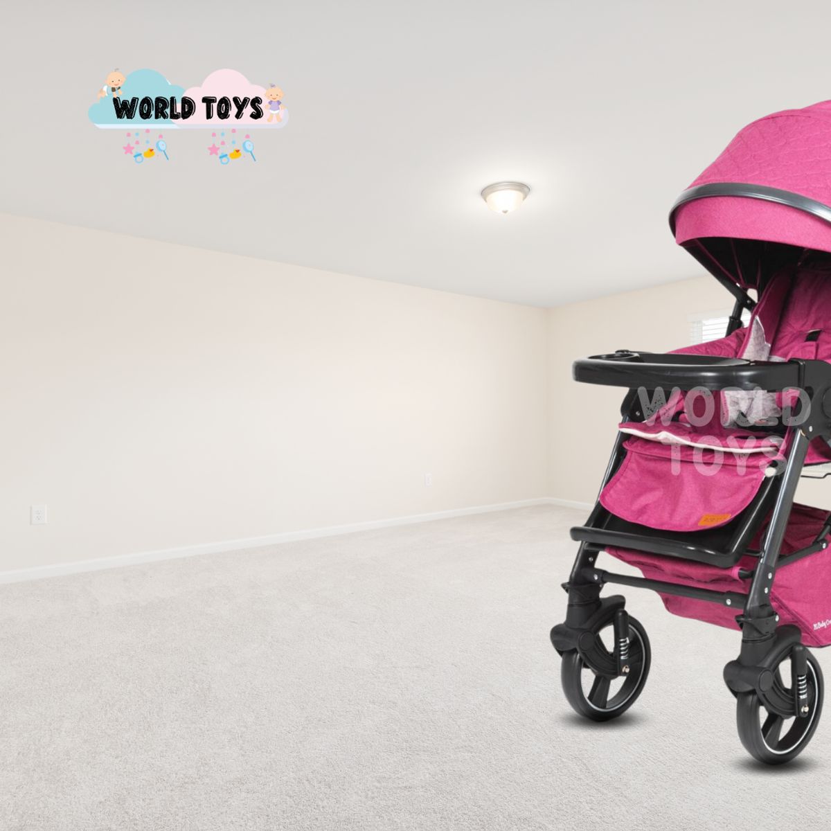 BABY - Coche Cuna de Lujo «BABY PARMAX» Pink