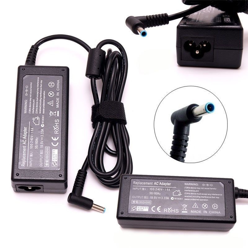 GENERICO - Cargador Genérico para Laptop HP Punta Azul 19.5 V 3.33 A