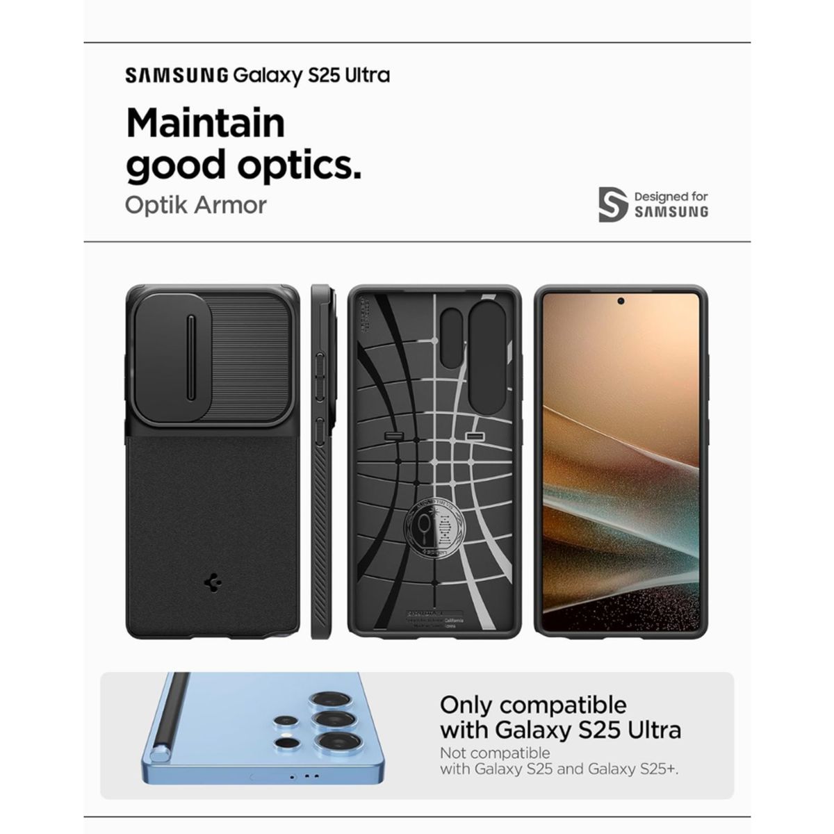 SPIGEN - CASE SPIGEN OPTIK ARMOR SAMSUNG S25 ULTRA