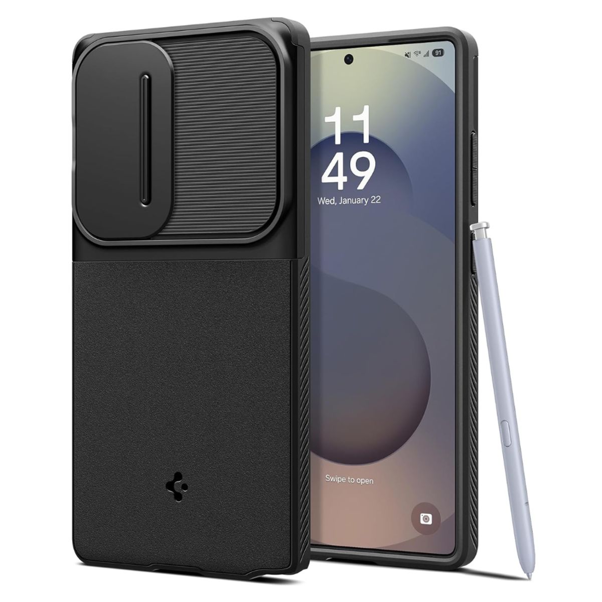 SPIGEN - CASE SPIGEN OPTIK ARMOR SAMSUNG S25 ULTRA Y VIDRIO