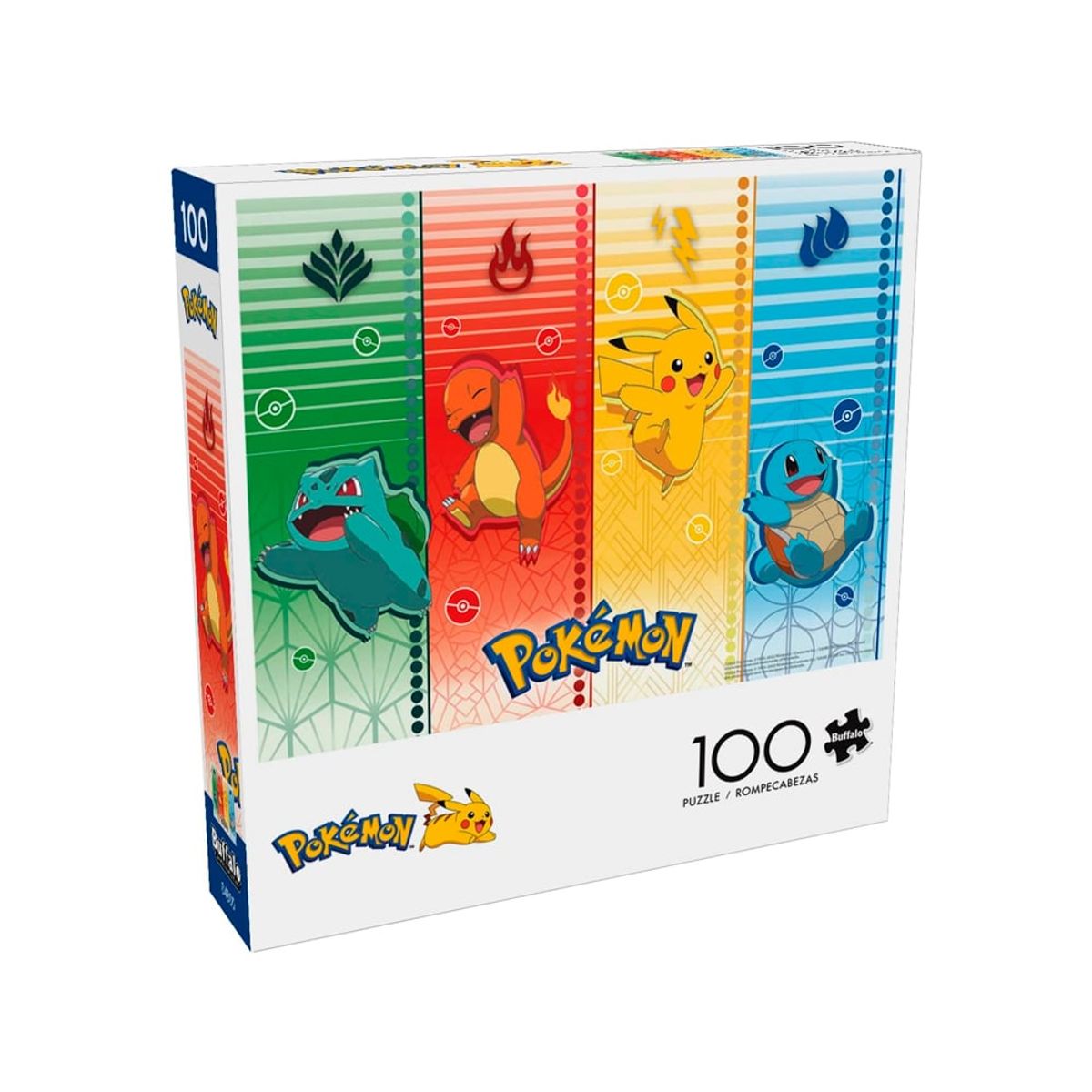 POKEMON - Pokemon Rompecabeza 100 Piezas Kanto Pikachu