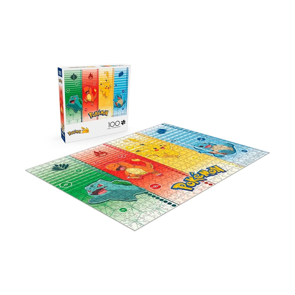 POKEMON - Pokemon Rompecabeza 100 Piezas Kanto Pikachu
