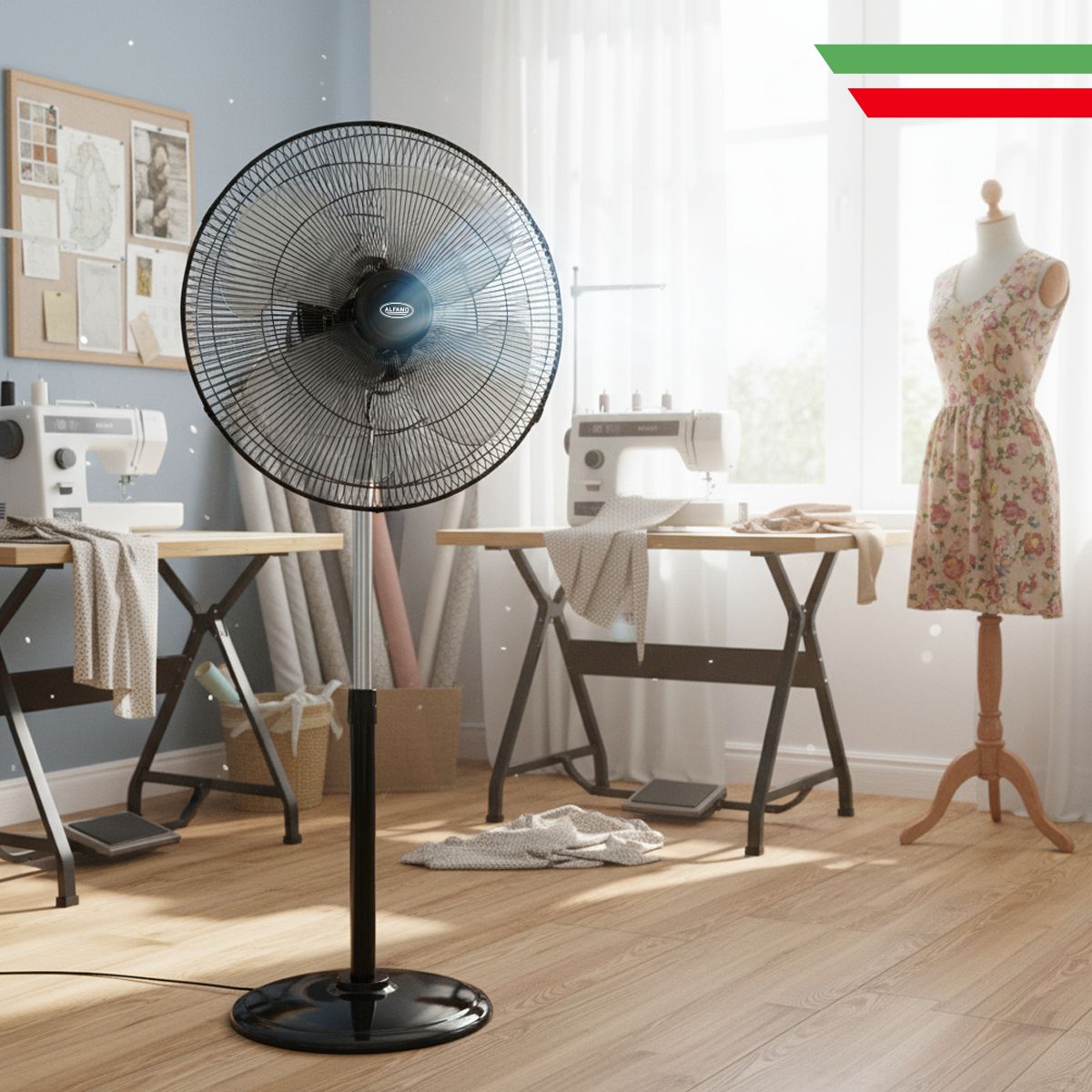 ALFANO - Ventilador Industrial de Piso ALFANO 20″ 140W  AL-2050RC